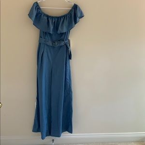 Brand new with tags off the shoulder jumpsuit